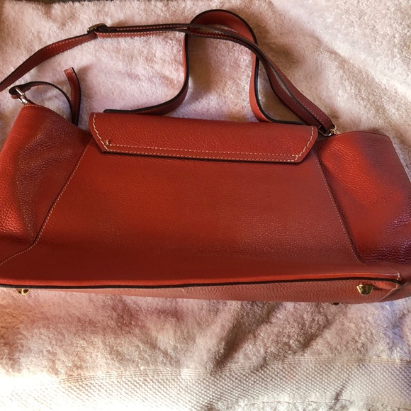 Valentino Milano Satchel Handbag in Rust Color - Picture 6 of 7